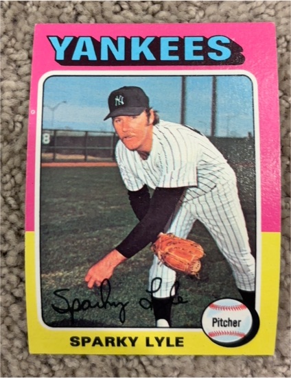 1975 Topps #485 Sparky Lyle — front