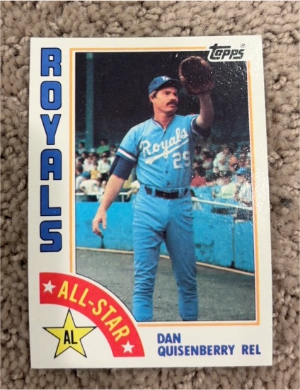 1984 Topps #407 Dan Quisenberry — front