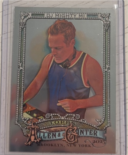 2025 Topps Allen & Ginter #215 DJ Mighty Mi — front