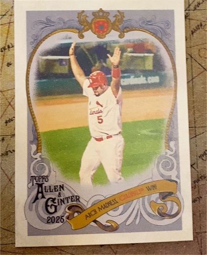 2025 Topps Allen & Ginter Sweet Victory #SV-5 Aledmys Diaz — front