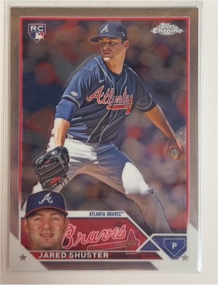 2023 Topps Chrome Update #USC18 Jared Shuster — front