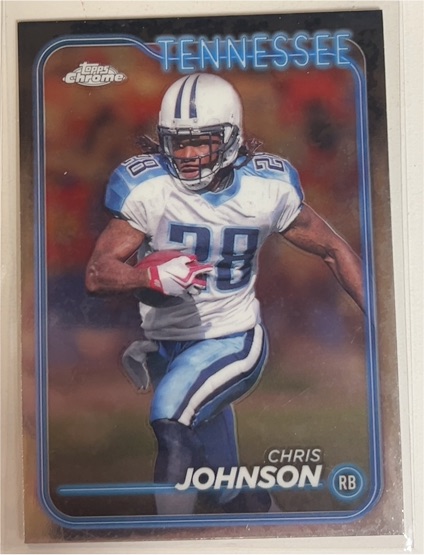 2024 Topps Chrome #191 Chris Johnson Tennessee Titans — front
