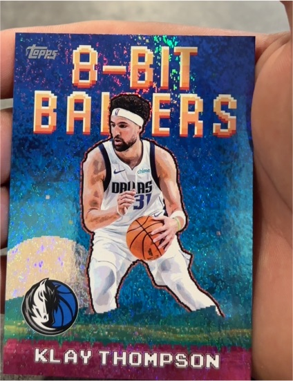 2025-26 Topps 8-Bit Ballers #8B-15 Klay Thompson — front