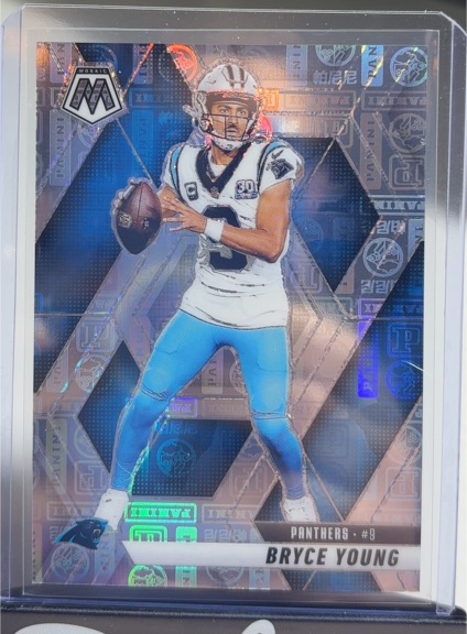2025 Panini Mosaic #269 Bryce Young Silver Knight — front