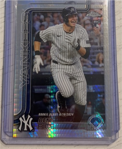 2025 Topps Chrome Update #USC138 Ben Rice — front