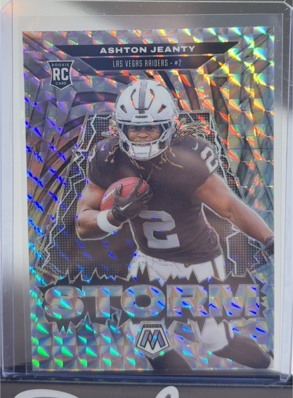 2025 Panini Mosaic #2 Ashton Jeanty Rookie Storm — front