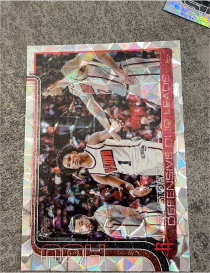 2025-26 Topps #297 Defensive Duo Leads Amen Thompson Houston Rockets — front