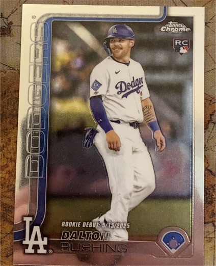 2025 Topps Chrome Update #USC151 Dalton Rushing — front