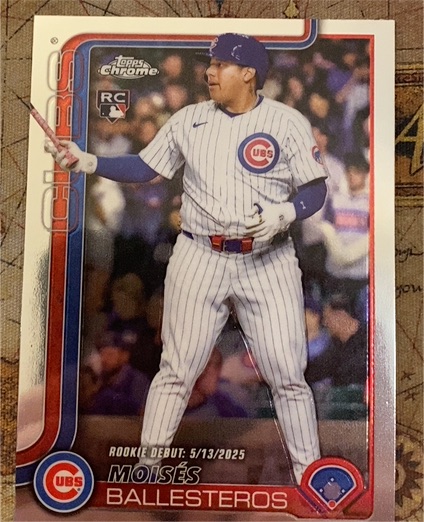 2025 Topps Chrome Update #US236 Moisés Ballesteros — front