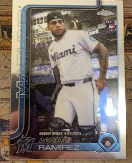 2025 Topps Chrome Update #USC38 Agustin Ramirez — front