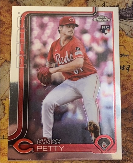 2025 Topps Chrome Update #USC97 Chase Petty — front