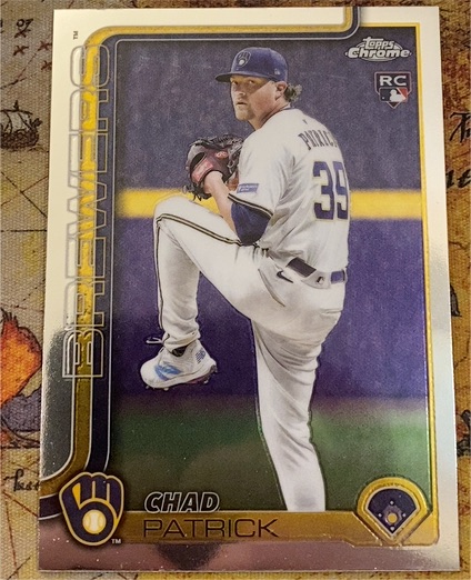 2025 Topps Chrome Update #US307 Chad Patrick — front