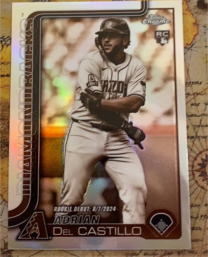 2025 Topps Chrome Update #USC92 Adrian Del Castillo — front