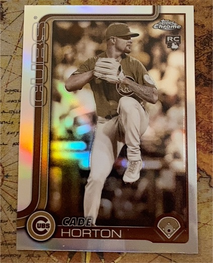 2025 Topps Chrome Update Sepia Refractor #USC63 Cade Horton — front