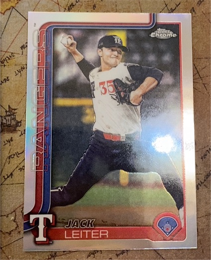 2025 Topps Chrome Update #US165 Jack Leiter — front