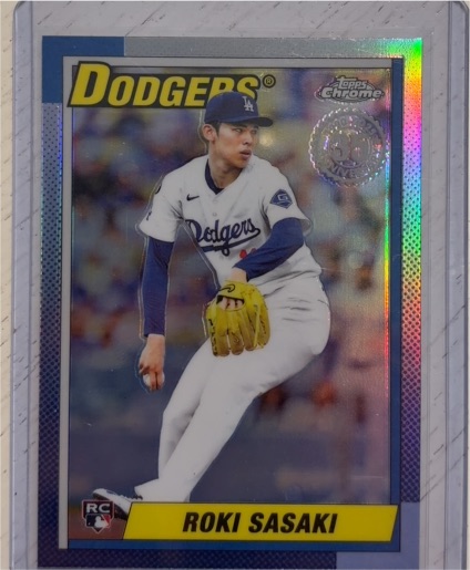 2025 Topps Chrome Update #90CU-18 Roki Sasaki — front