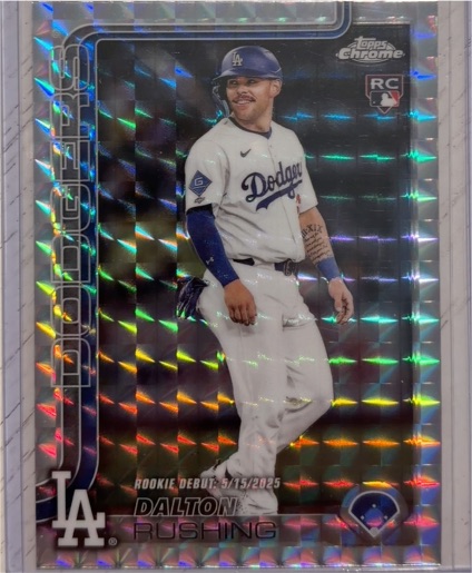 2025 Topps Chrome Update #USC151 Dalton Rushing — front
