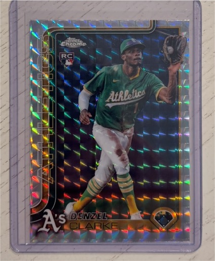 2025 Topps Chrome Update #US14 Denzel Clarke — front