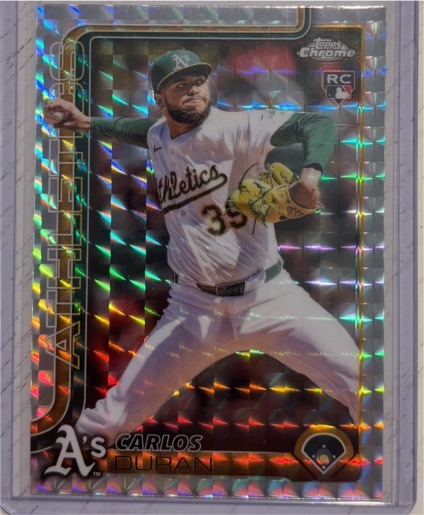 2025 Topps Chrome RC Carlos Duran — front