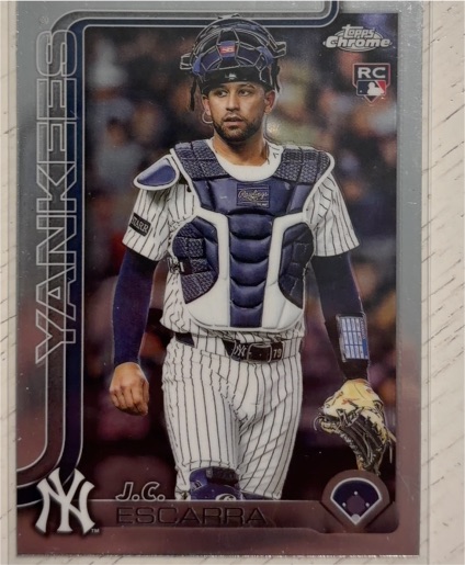 2025 Topps Chrome Update #USC197 J.C. Escarra — front