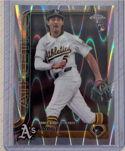 2025 Topps Chrome Update #USC150 Jacob Wilson Rookie Debut — front