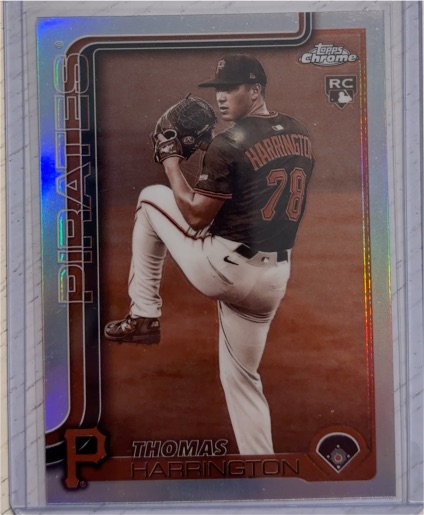 2025 Topps Chrome Update Sepia #USC177 Thomas Harrington — front