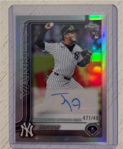 2025 Topps Chrome Update #AC-JV Jorbit Vivas — front