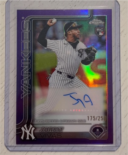 2025 Topps Chrome Update #AC-JV Jorbit Vivas — front