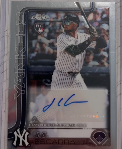 2025 Topps Chrome Update #AC-JE J.C. Escarra Autographs — front