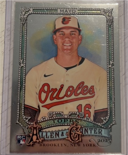 2025 Topps Allen & Ginter #131 Coby Mayo — front