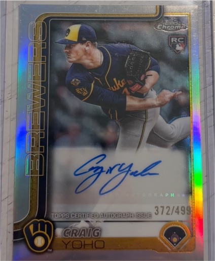 2025 Topps Chrome #RA-CY Craig Yoho — front
