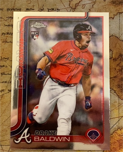 2025 Topps Chrome Update #USC96 Drake Baldwin — front