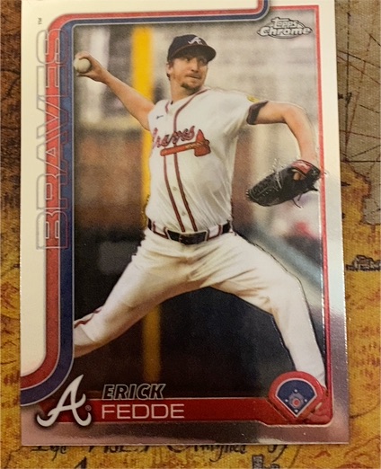 2025 Topps Chrome Update #USC89 Erick Fedde — front