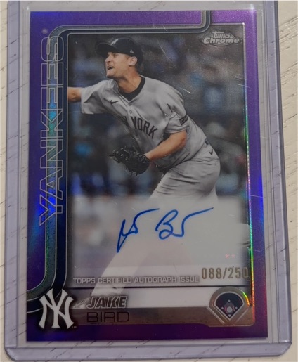 2025 Topps Chrome #088 Jake Bird — front