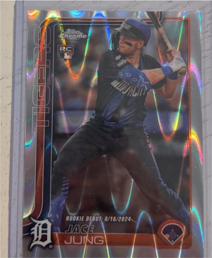 2025 Topps Chrome #225 Jace Jung — front