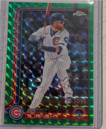 2025 Topps Chrome #210 Justin Turner — front