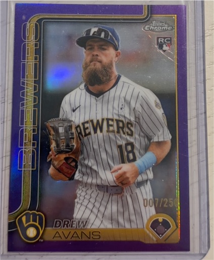 2025 Topps Chrome Update #USC47 Drew Avans — front