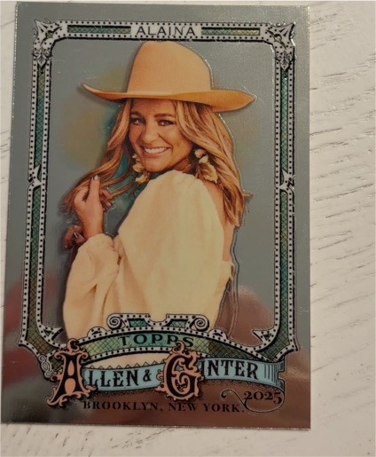 2025 Topps Allen & Ginter #252 Lauren Alaina — front