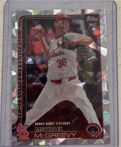 2025 Topps Update #US60 Michael McGreevy — front