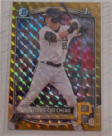 2025 Bowman Chrome Prospects #BCP-95 Tsung-Che Cheng — front