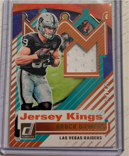 2025 Donruss Jersey Kings #JK-BBS Brock Bowers — front