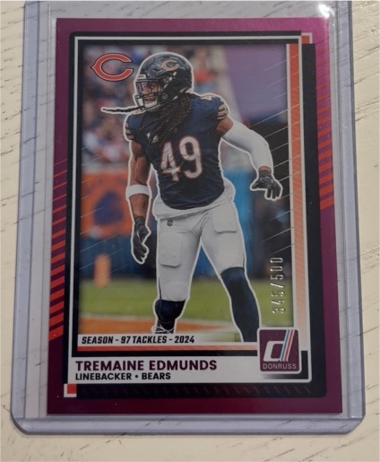 2025 Donruss #239 Tremaine Edmunds — front