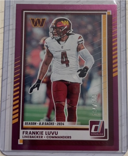 2025 Donruss #262 Frankie Luvu — front