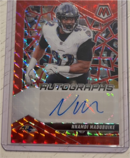 2025 Panini Mosaic #AMC-NME Nnamdi Madubuike — front