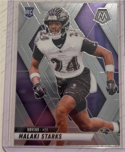 2025 Panini Mosaic #347 Malaki Starks — front