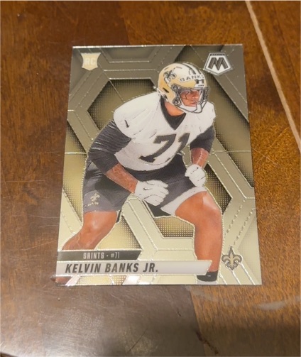 2025 Panini Mosaic #338 Kelvin Banks Jr. — front