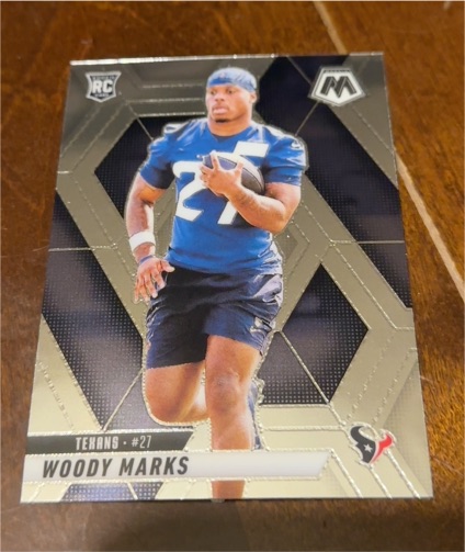 2025 Panini Mosaic #395 Woody Marks — front