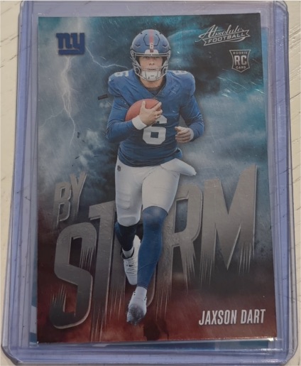 2025 Panini Absolute Football #7 Jaxson Dart By Storm — front