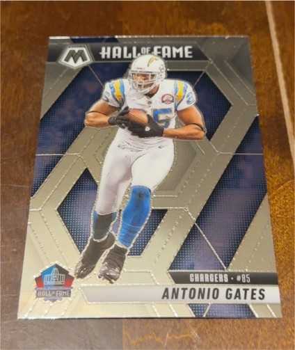 2025 Panini Mosaic #292 Antonio Gates Hall of Fame — front