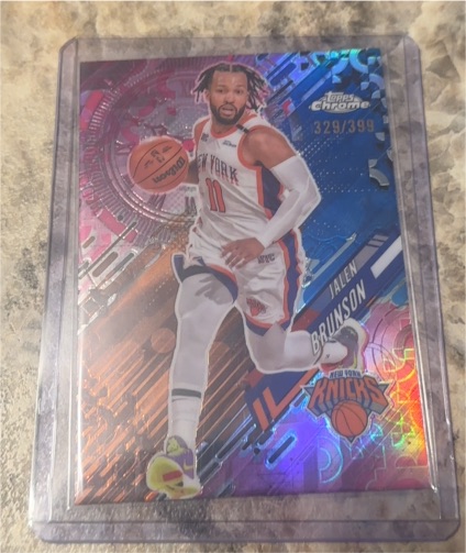 2025-26 Topps Chrome #GT-12 Jalen Brunson — front